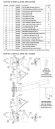 3327A/3527A VERTICAL RODS AND LATCHES